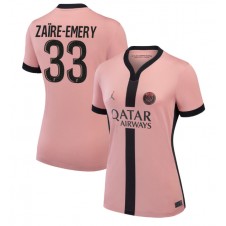 Paris Saint-Germain Warren Zaire-Emery #33 Tredje Tröja Dam 2024-25 Korta ärmar